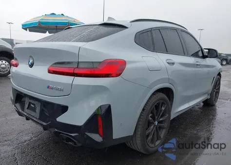 2022 BMW X4 M40I z USA, uszkodzony, nr VIN 5UX43DT01N9J05143